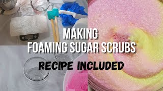 Making Foaming Sugar Scrubs-Recipe Included