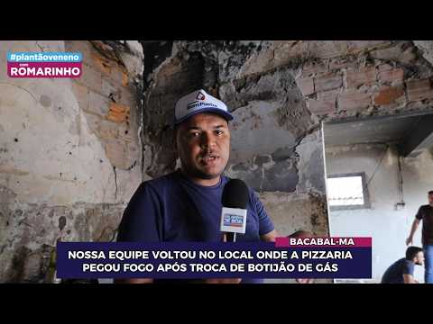 NOSSA EQUIPE VOLTOU NO LOCAL ONDE A PIZZARIA PEGOU FOGO APÓS TROCA DE BOTIJÃO DE GÁS