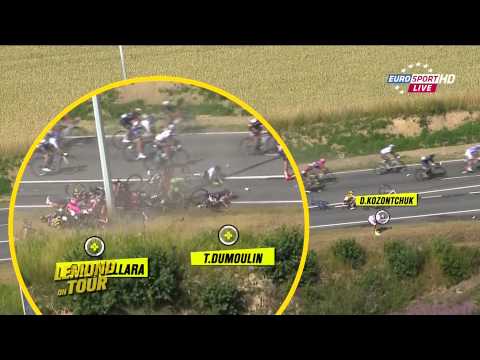 Tour de France 2015 - 3. Etappe - Sturz / Crash - EUROSPORT HD