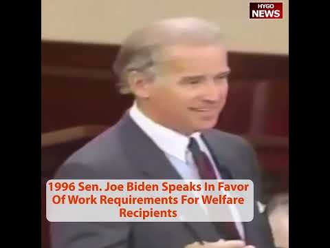 Biden's 1986 Workfare Speech Resurfaces Amid 2023 Work Requirements Fight
