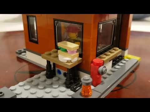 Cinematic LEGO Creator Sandwich Shop