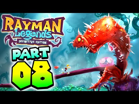Rayman Legends: BACK TO ORIGINS (Switch) 100% Walkthrough PART 8 - JIBBERISH JUNGLE