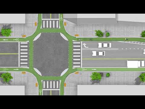 Kreuzungsdesign auf niederländische Art: nämlich fahrradfreundlich