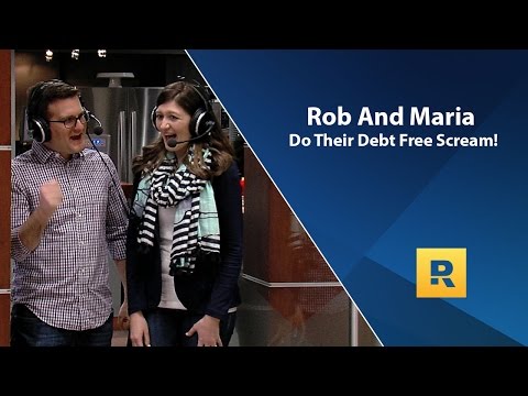 Rob And Maria's Debt Free Scream!