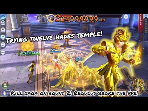Saint Seiya: Awakening (KOTZ) - Regulus Broke The PvE! Regulus Kill Saga Legion Dungeon Round 2!