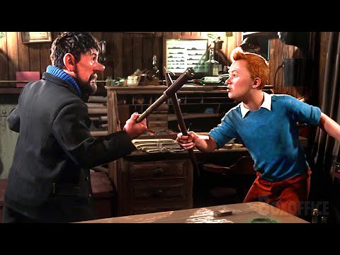 Tintin meets Captain Haddock | The Adventures of Tintin |CLIP
