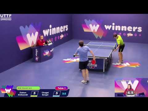 WINners CUP table 1  13.11  Ziakun Aleksandr - Chugai Sergei   17:30