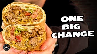 I Put a Chopped Cheese in a TORTILLA for this AWESOME CHOPPED CHEESE BURRITO (You HAVE to See It!)