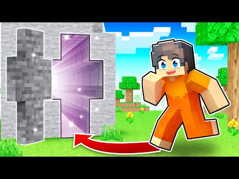 100% INVISIBLE DOOR into My Secret House in Minecraft