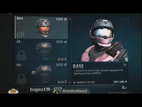 Halo: Reach Beta Armor Customization