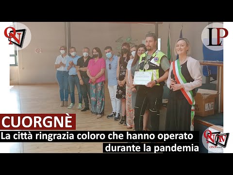 CUORGNÈ – La città ringrazia coloro che hanno operato durante la pandemia