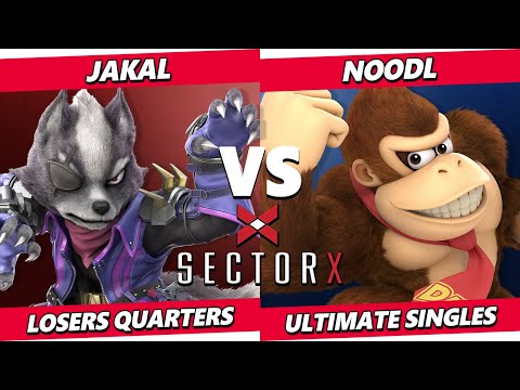 Sunset Slash TOP 8 - Jakal (Wolf) Vs. Noodl (Donkey Kong) Smash Ultimate - SSBU