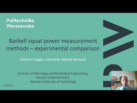 Barbell squat power measurement methods – experimental comparison