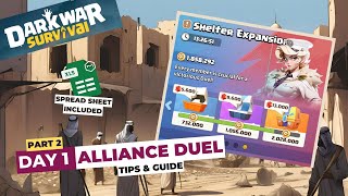 Dark War Survival: Alliance Duel [Part 2] Day 1 Guide & Tips