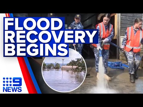 Flood recovery is underway across the Hawkesbury | 9 News Australia