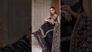 Hand Embroidered Sharara with Stone Work - Video 10