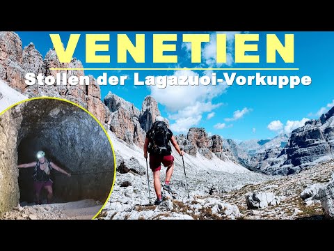 Rifugio Lagazuoi - Der Stollenweg der Lagazuoi-Vorkuppe