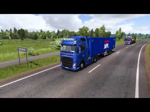 Euro Truck Simulator 2 1.35 ve 1.36 Beta Pacton Container Volvo
