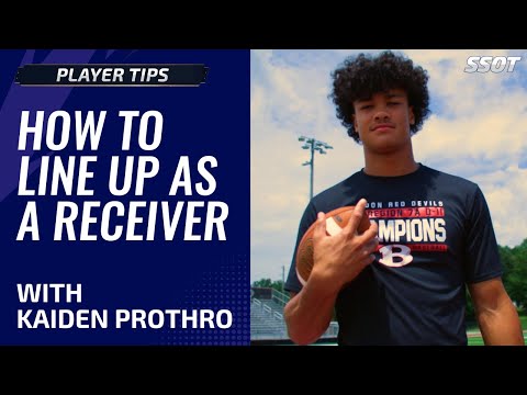 Mastering Receiver Stance with Georgia Commit Kaiden Prothro
