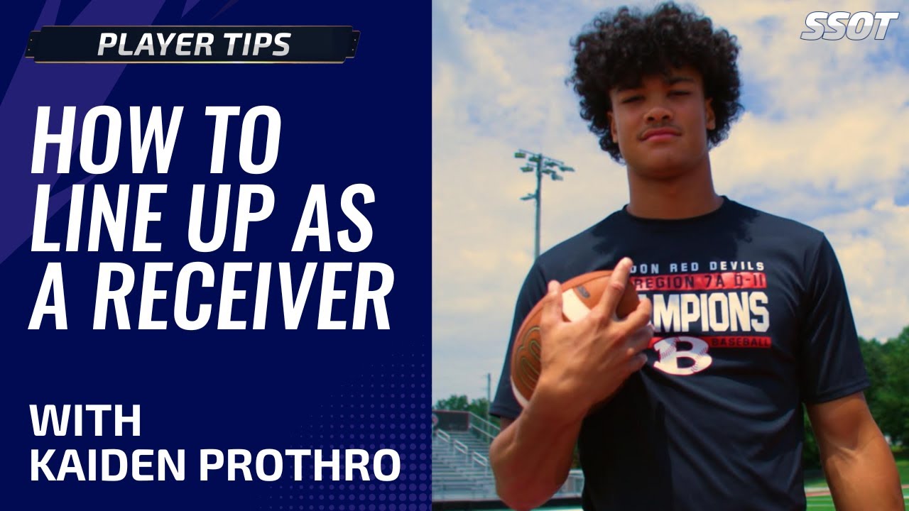 Mastering Receiver Stance with Georgia Commit Kaiden Prothro