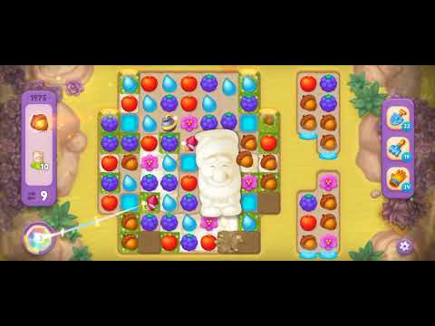 Gardenscapes Level 1975 [No booster] [Super Hard Level] #androidgameplay #gardenscapesgame #tranding