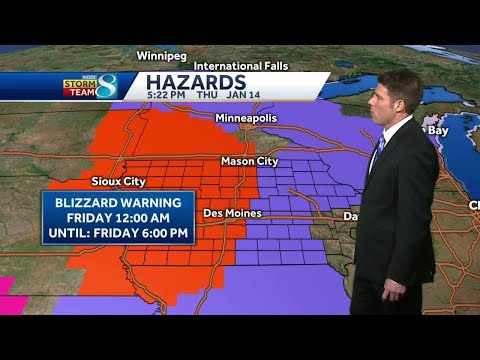 Travel not advised during tonight's blizzard