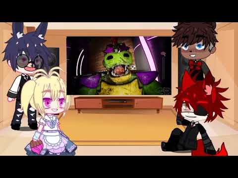 FNAF Reacts to what happens if Gregory Attacks Monty vs Broken ll CCTO
