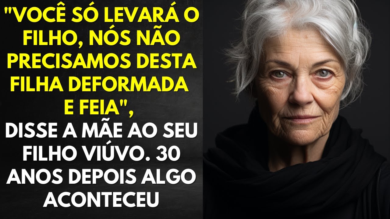 "Você só levará o filho, nós não precisamos desta filha deformada", disse a mãe ao seu filho viúvo