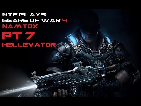 Gears of War 4 Hardcore Campaign Playthrough. PT.7 "Hellevator"