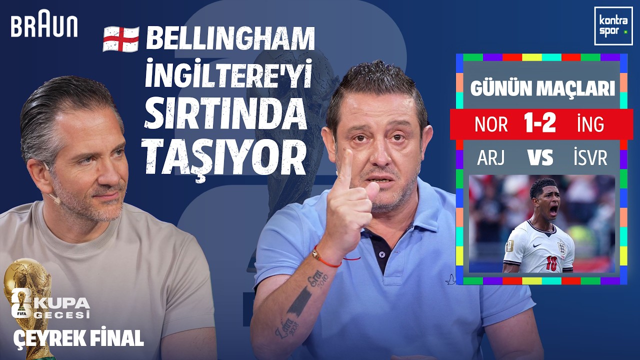 🔴 CANLI | Norveç - İngiltere, Arjantin - İsviçre | Nihat Kahveci, Nebil Evren | Kupa Gecesi #29