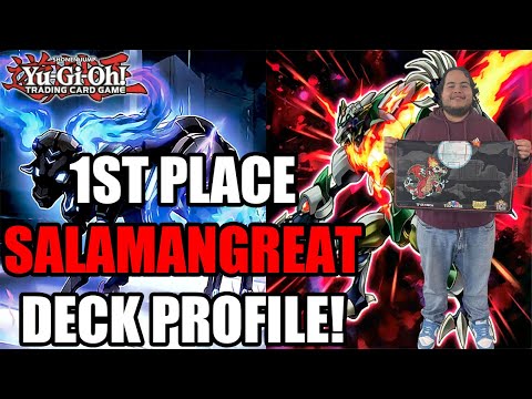 Yu-Gi-Oh! 1st Place SALAMANGREAT Deck Profile! [ft. Eder Sotelo]