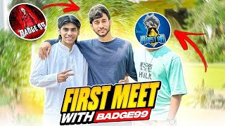 Secret Mission🤫First Meet With Badge99 Bhai😱*Must Watch* !!