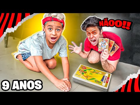 PERDI MINHAS FIGURINHAS LENDÁRIAS NO BAFO PRA UMA CRIANCA DE 9 ANOS!