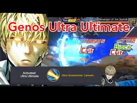 One Punch Man : The Strongest | Genos Ultimate Incineration Cannon Preview burn 2 Enemy In 1 move
