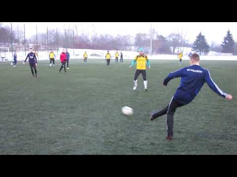 Urywki sparingu KS Wojciechy vs Fortuna Gągławki 20.02.21