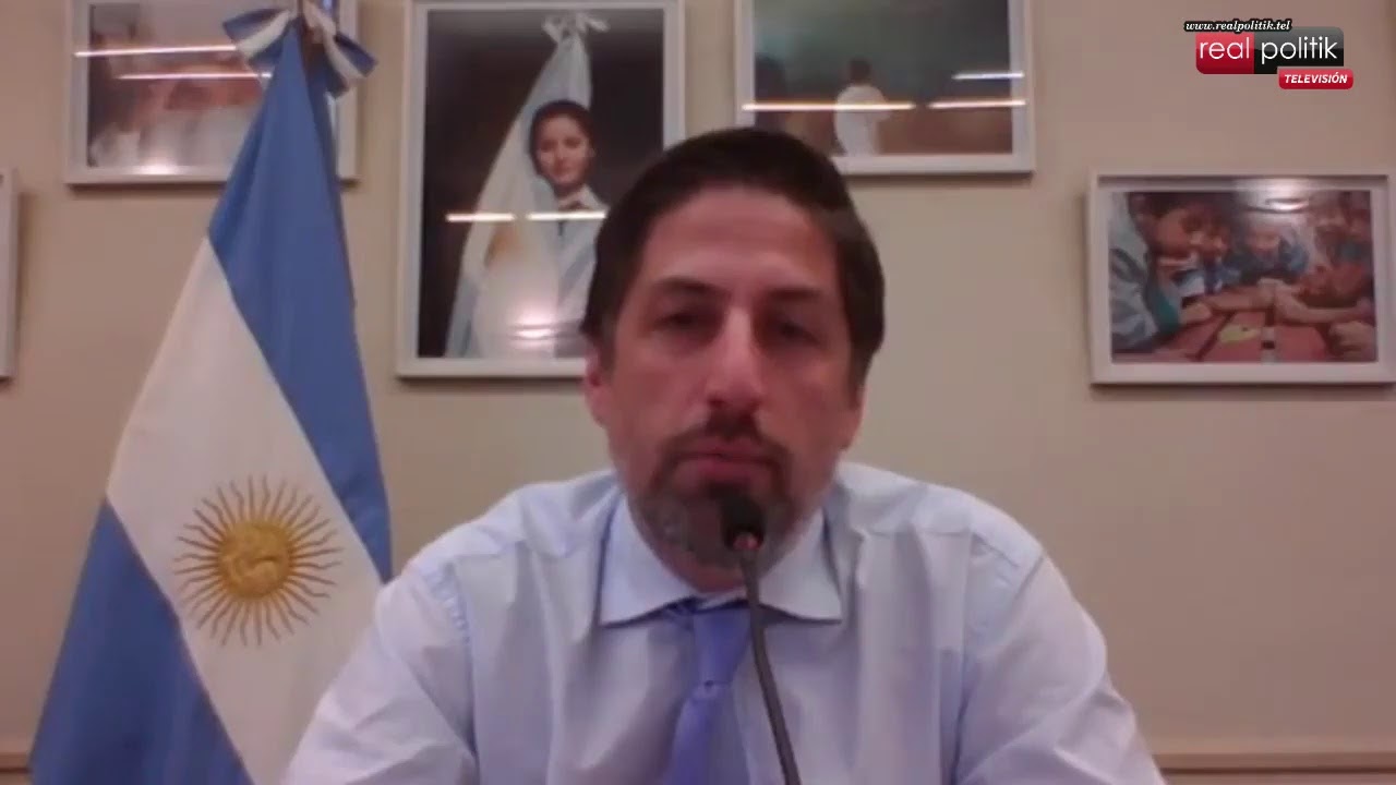 El Ministro de Educación, Nicolás Trotta habla desde el Palacio Sarmiento