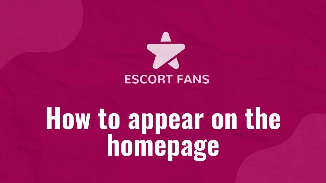 How to appear on the homepage