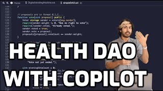 whats the video man whats wrong with u（00:00:47 - 00:44:37） - Building a Health DAO with GitHub CoPilot (AlphaCare: Episode 5)