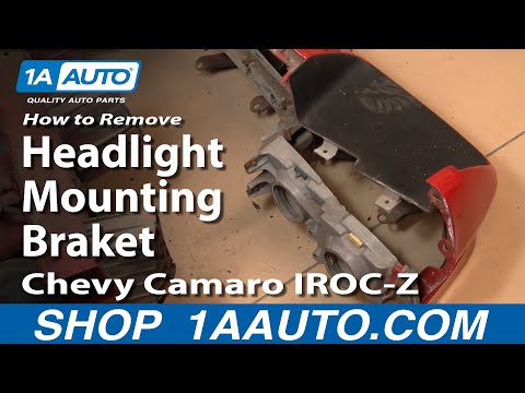 How To Separate Headlight Mounting Panel From the Front Nose 82-92 Camaro IROC-Z