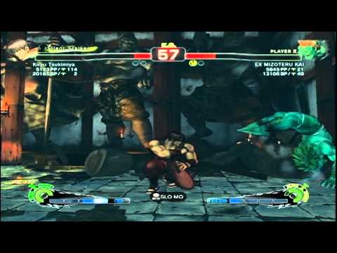 SSF4 AE 2012 Ranked: Kiryu Tsukimiya (Guy) vs EX MIZOTERU KAI (Blanka)