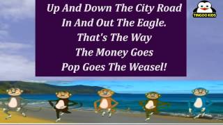 Nursery Rhymes | Pop Goes The Weasel | Kids Songs With Lyrics (English Language)