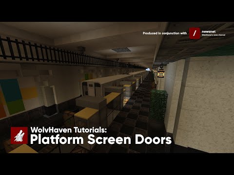 Insane Minecraft Build: Platform Screen Doors Tutorial!