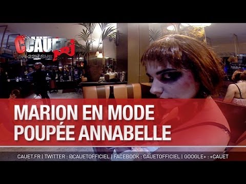 Marion en mode poupée Annabelle - C’Cauet sur NRJ