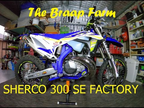 Fresh whip! 2021 Sherco 300 SE Factory - Walk around and first ride