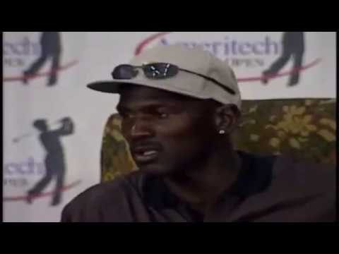 RARE: Michael Jordan (Age 35) Ameritech Senior Open Interview (July 16, 1998)