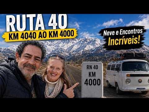 NEVE, ENCRONTOS E O MELHOR CAMPING DA RUTA 40!