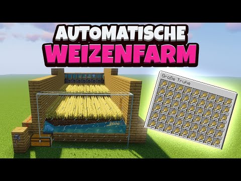 Minecraft - Automatische Weizenfarm bauen (einfach & effizient) | [Deutsch / German] | Zorro Milano