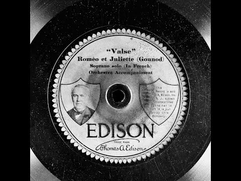 Lucrezia Bori: 1913 "Juliet's Waltz Song" in HD