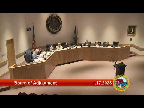 1.17.2023 Board of Adjustment