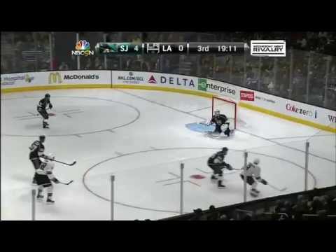 Game #4 San Jose Sharks @ Los Angeles Kings 4-0 Highlights (08.10.2014)